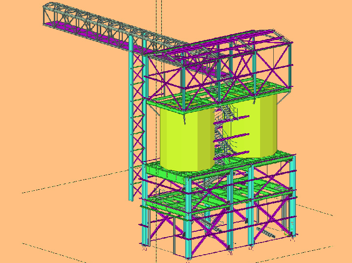 钢结构模型设计